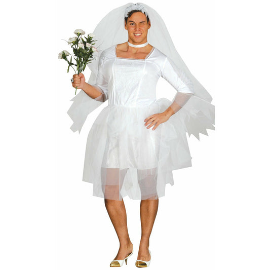 Disfraz de Novia Tul para hombre | Don Disfraz