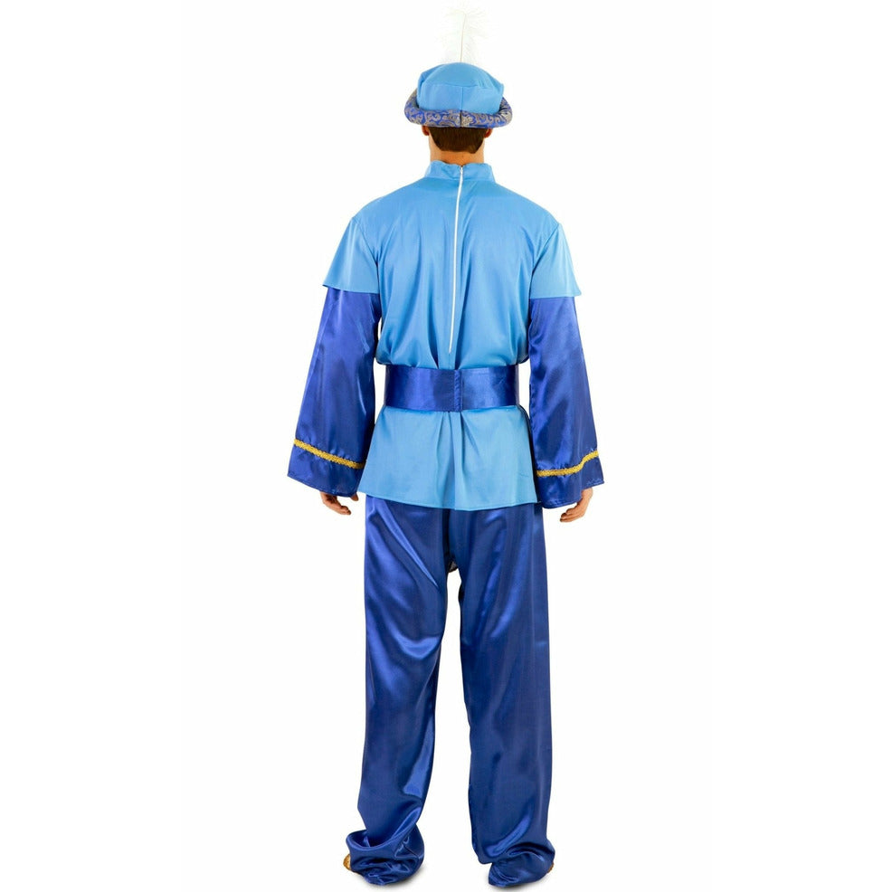 Disfraz de Paje Real Azul Lux para adulto | Don Disfraz