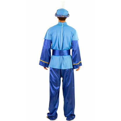 Disfraz de Paje Real Azul Lux para adulto | Don Disfraz
