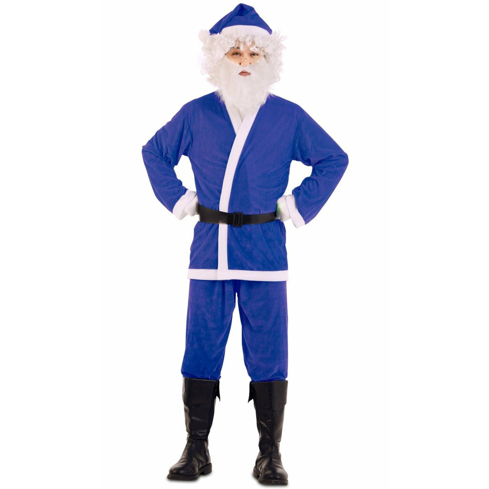 Disfraz de Papá Noel Azul Eco para adulto | Don Disfraz