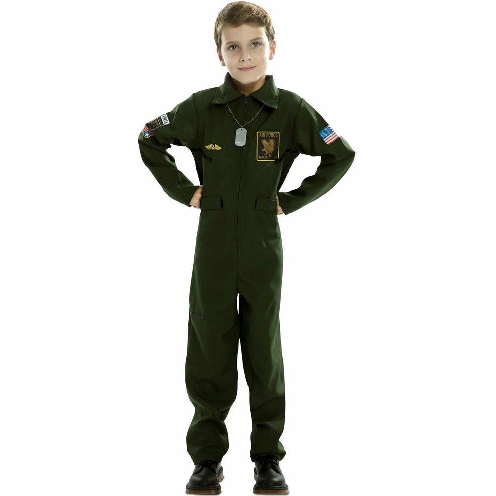 Disfraz de Piloto de Combate Aviador infantil | Don Disfraz