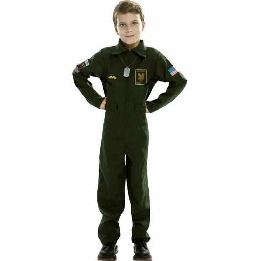 Disfraz de Piloto de Combate Aviador infantil | Don Disfraz