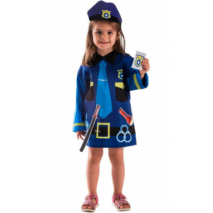 Disfraz de Policía Recortables infantil | Don Disfraz