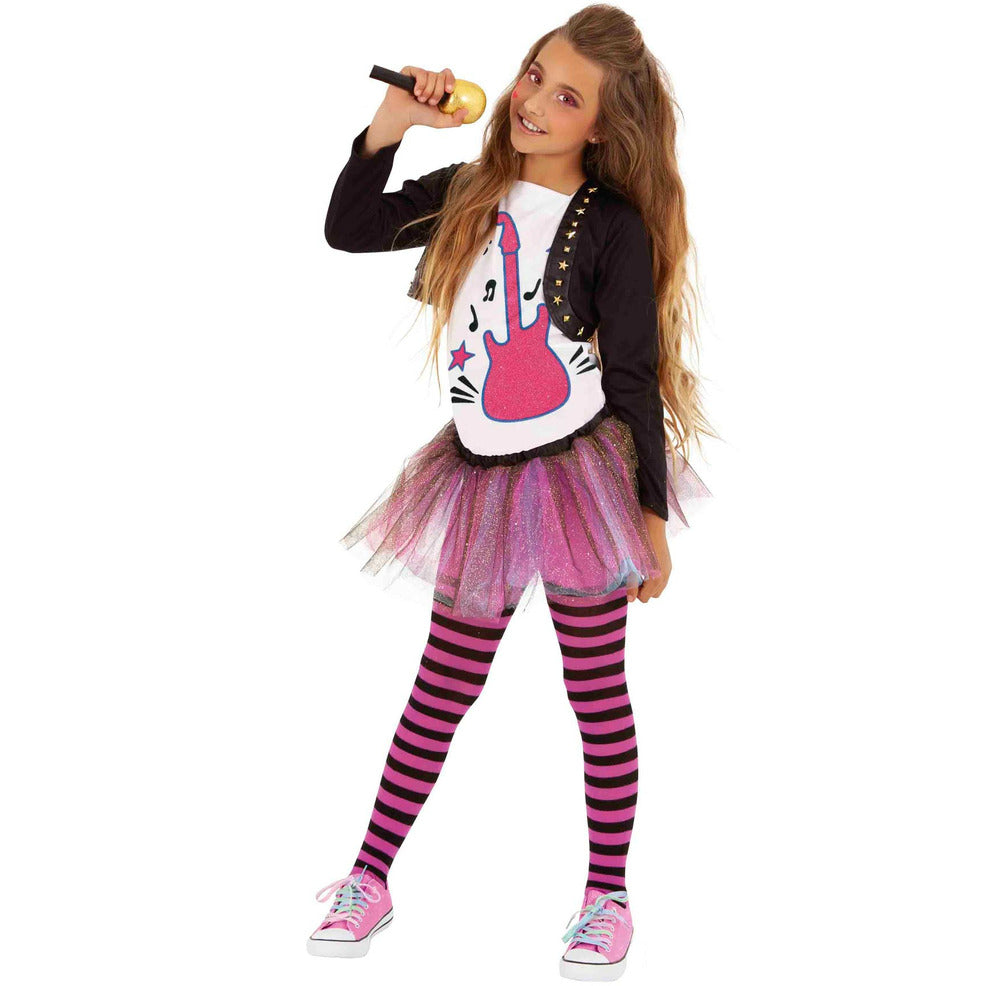 Disfraz de Pop Star Chanel P. Pop para niña | Don Disfraz