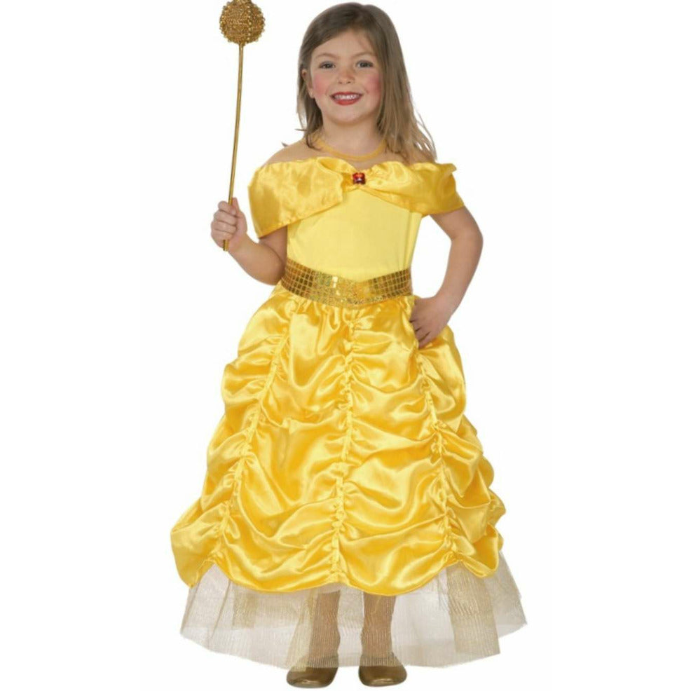 Disfraz de Princesa Dorada para niña | Don Disfraz