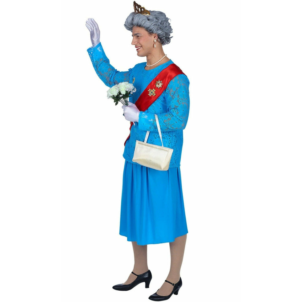 Disfraz de Reina Isabel II para hombre | Don Disfraz