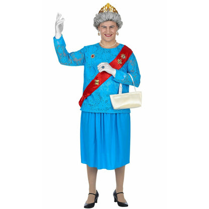 Disfraz de Reina Isabel II para hombre | Don Disfraz