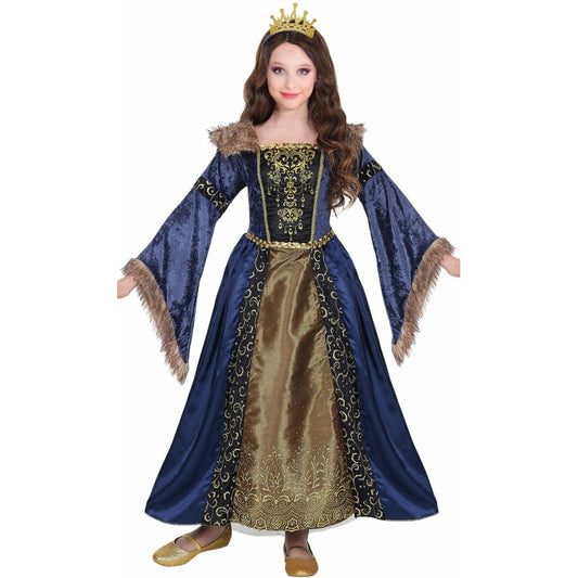 Disfraz de Reina Medieval Pelo para niña | Don Disfraz