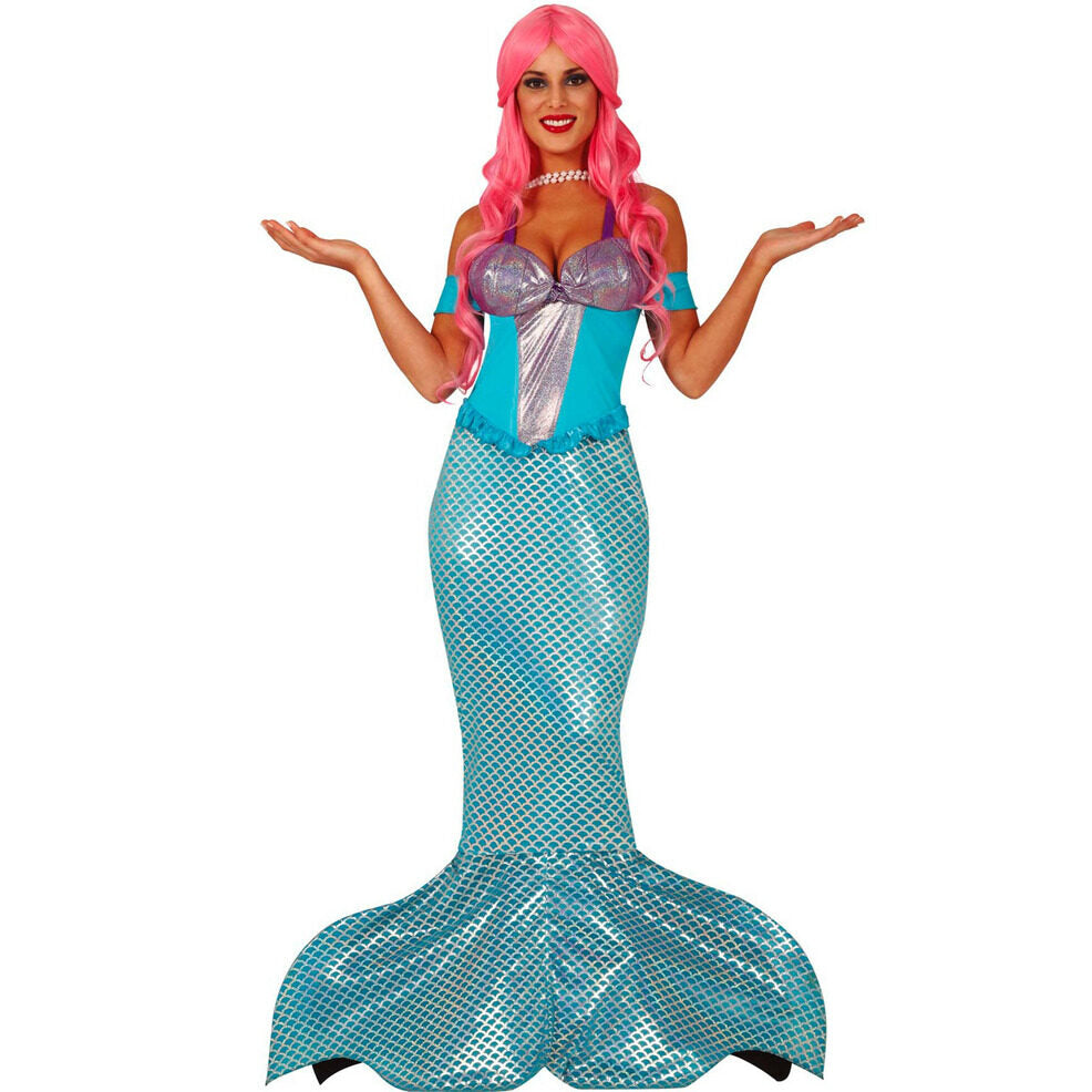 Disfraz de Sirena Celeste para mujer | Don Disfraz