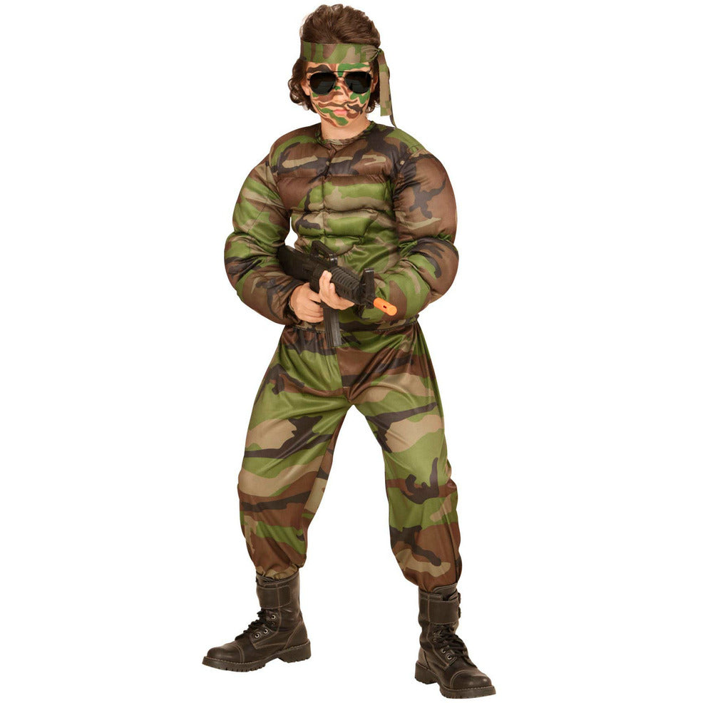 Disfraz de Soldado Musculoso  infantil | Don Disfraz