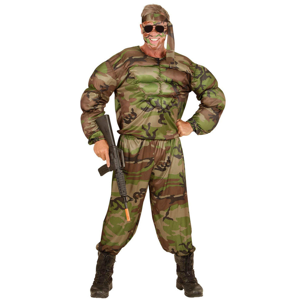 Disfraz de Soldado Musculoso para hombre | Don Disfraz
