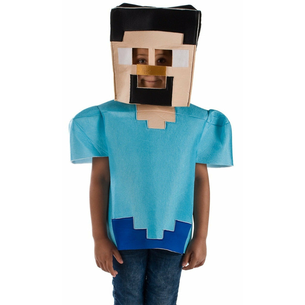 Disfraz de Steve Minecraft para niño | Don Disfraz