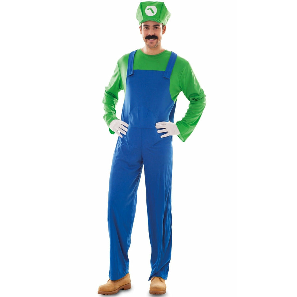 Disfraz de Super Luigi Verde para hombre | Don Disfraz