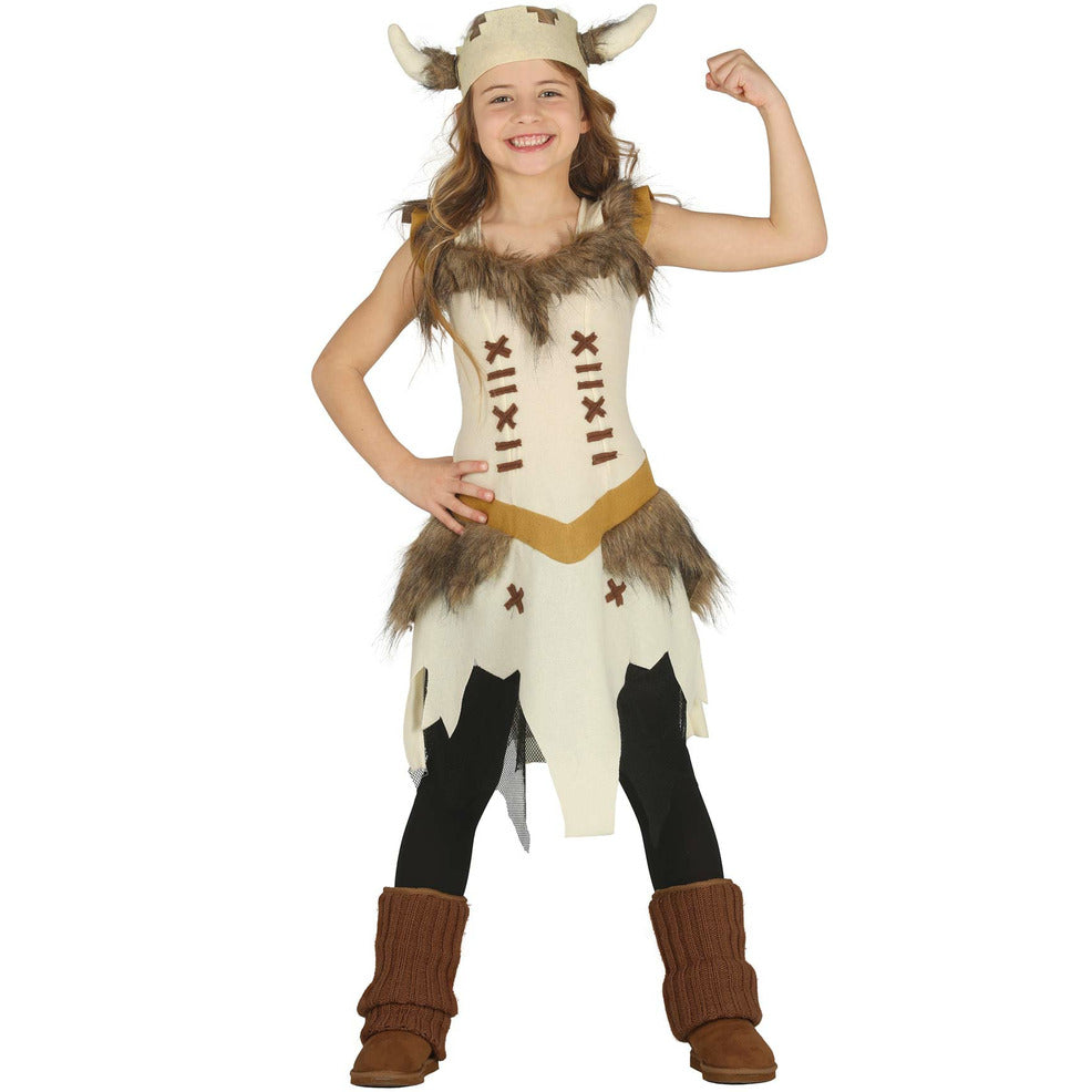 Disfraz de Vikinga Nórdica para niña | Don Disfraz