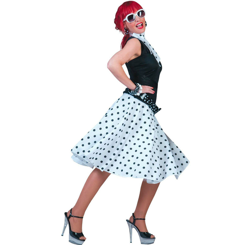 Falda años 60 Topos  | Don Disfraz