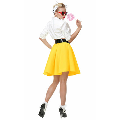 Falda de Rock Amarilla | Don Disfraz