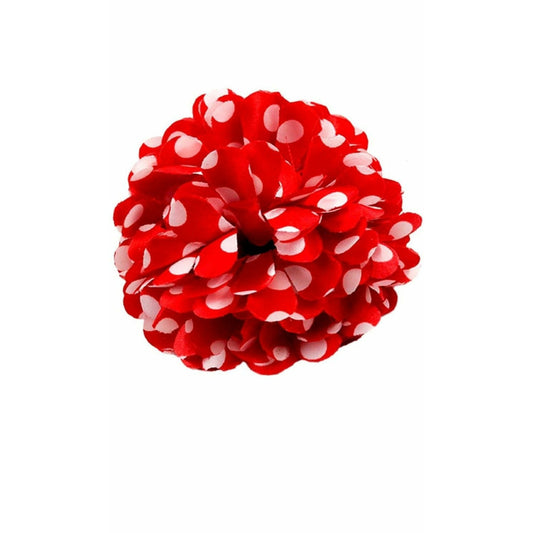 Flor de Sevillana Roja con Lunares | Don Disfraz