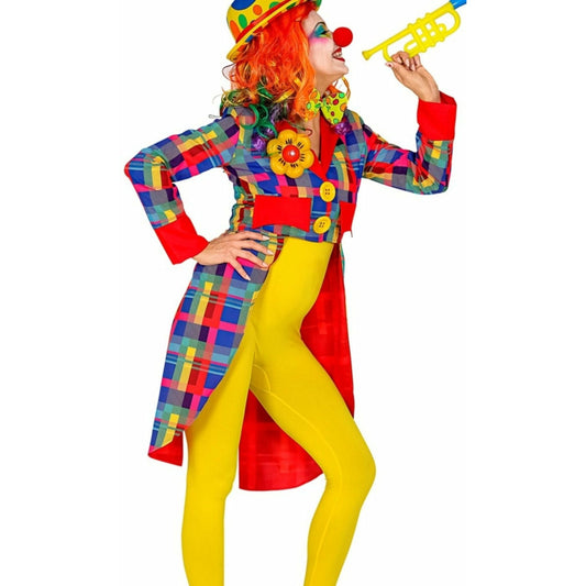 Frac de Payaso Multicolor para mujer | Don Disfraz
