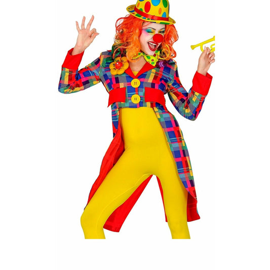 Frac de Payaso Multicolor para mujer | Don Disfraz