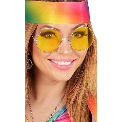 Gafas Redondas Amarillas Grandes | Don Disfraz