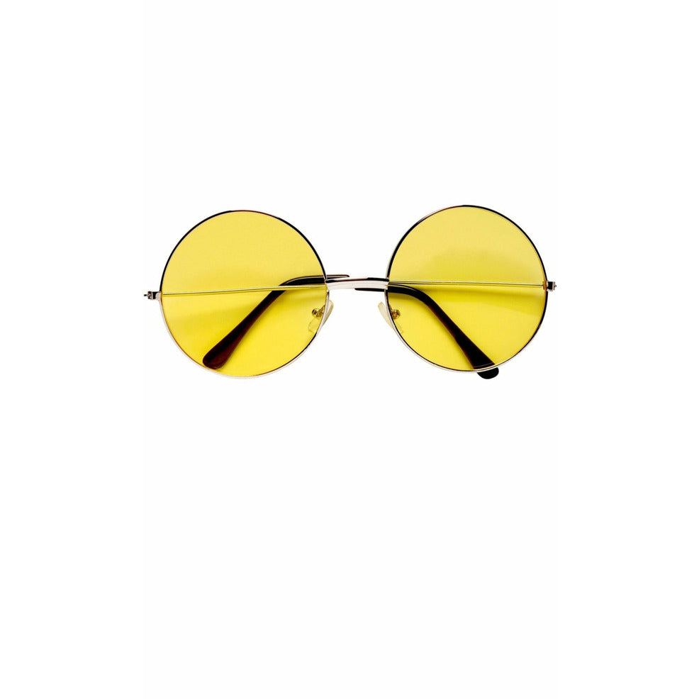 Gafas Redondas Amarillas Grandes | Don Disfraz