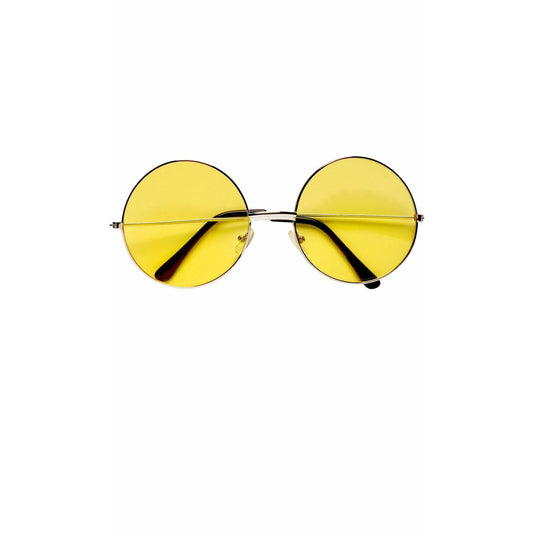 Gafas Redondas Amarillas Grandes | Don Disfraz