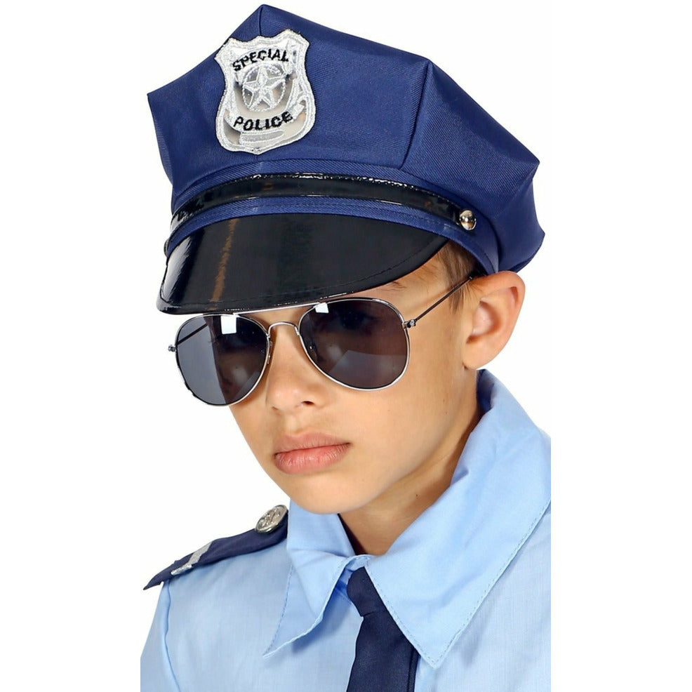 Gorra de Policía Azul infantil | Don Disfraz
