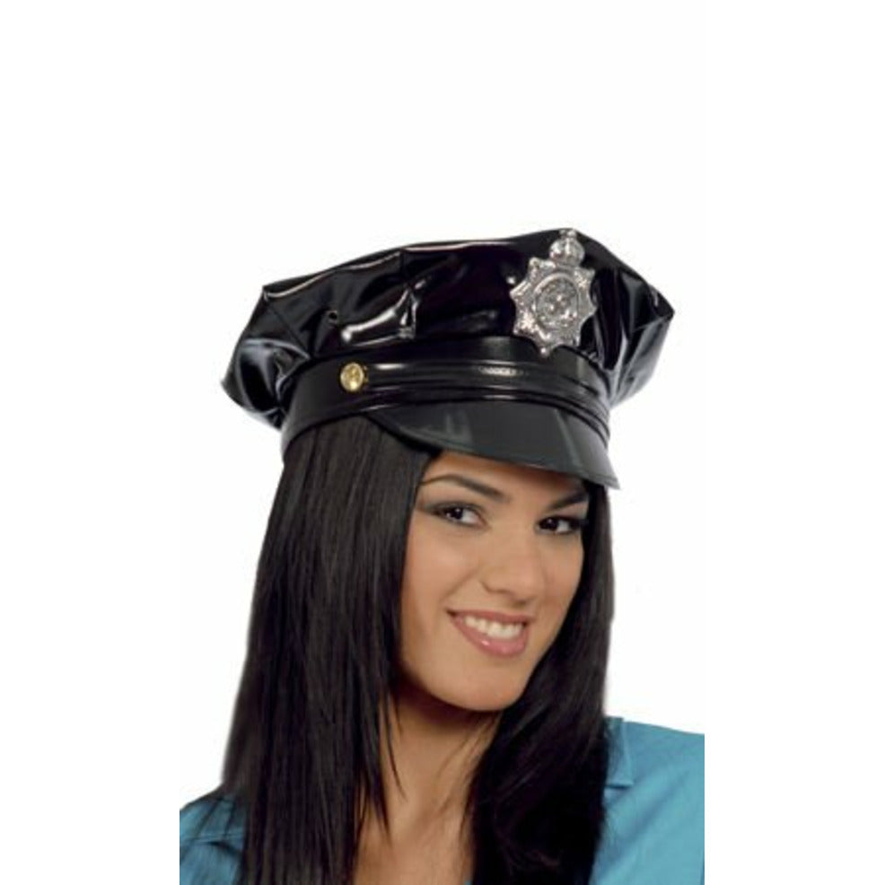 Gorra Policía Vinilo | Don Disfraz