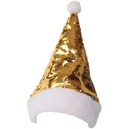 Gorro de Papá Noel Oro y Plata | Don Disfraz