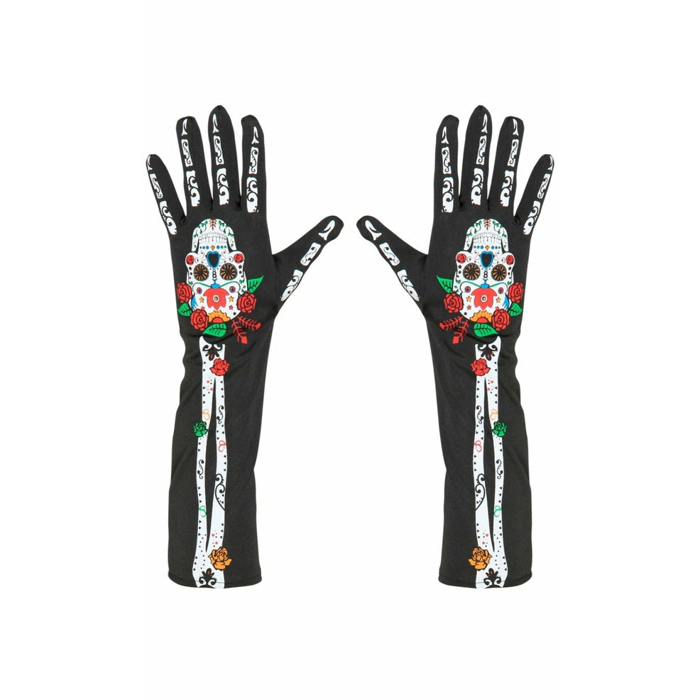 Guantes de Catrina Largos | Don Disfraz