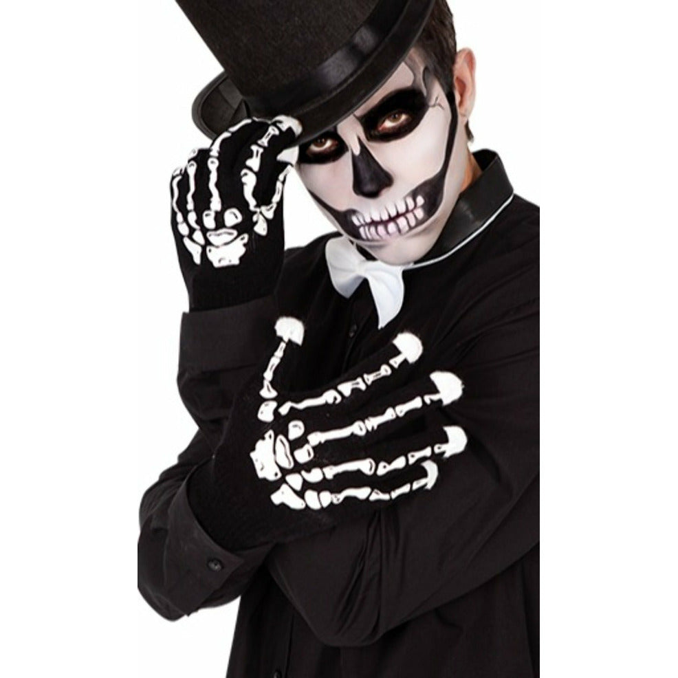 Guantes de Esqueleto con Luz | Don Disfraz