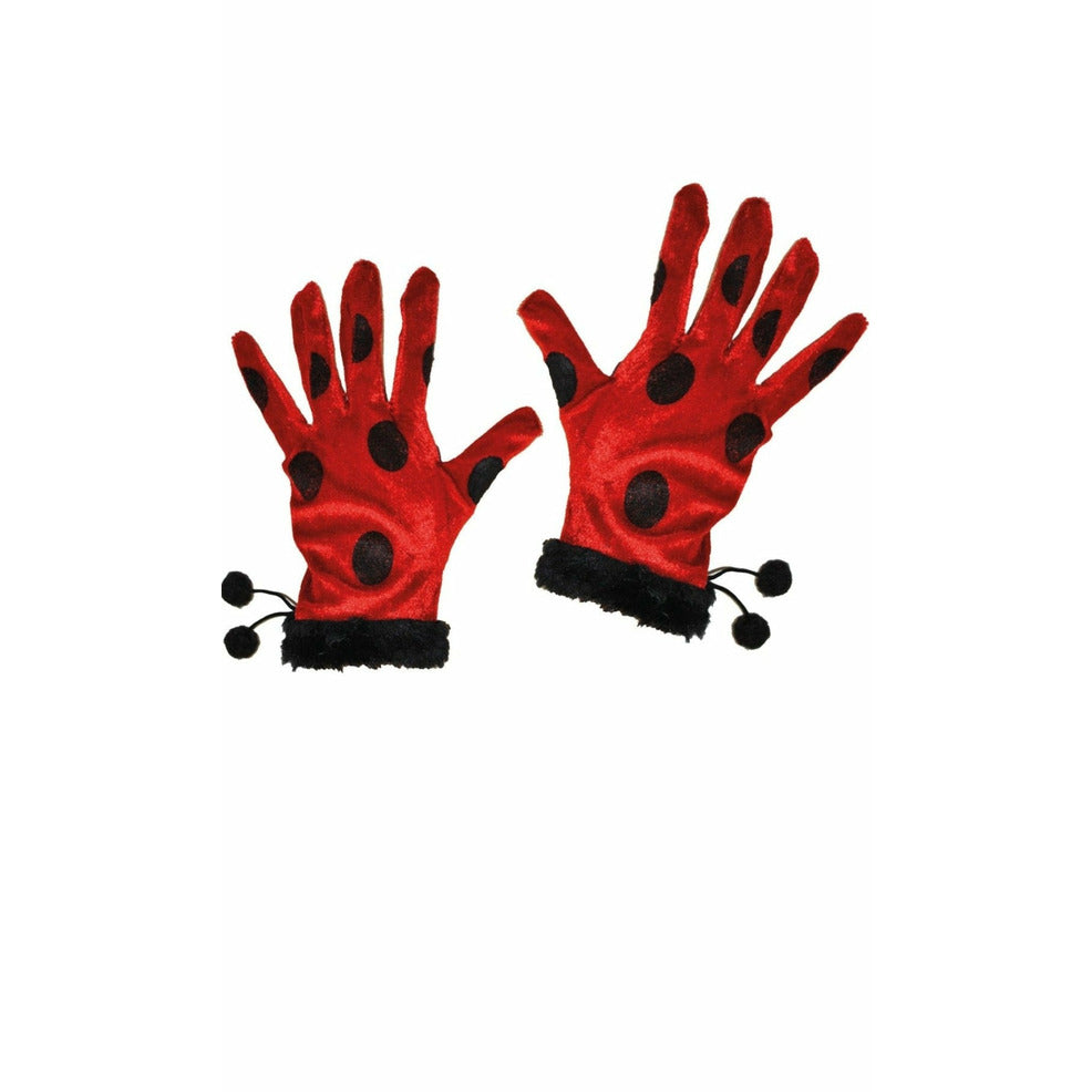 Guantes de Ladybug Pompones | Don Disfraz
