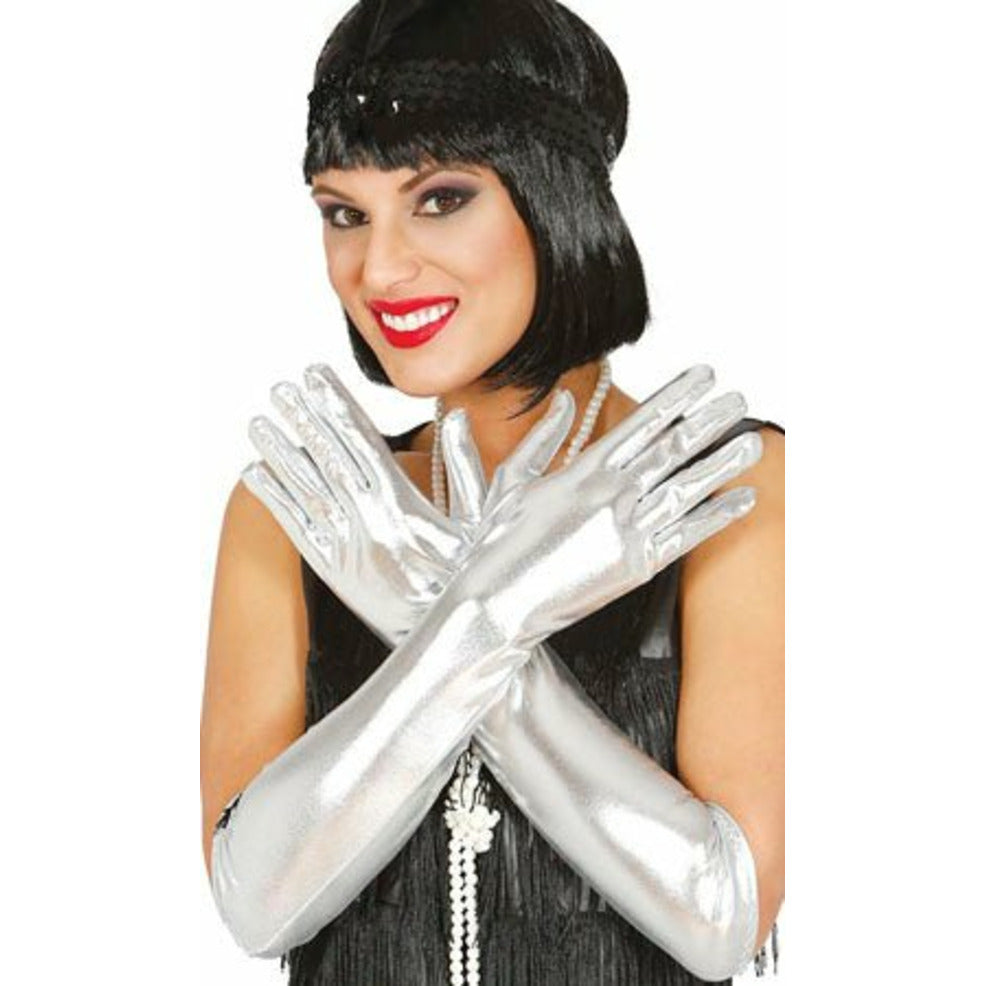 Guantes Largos Brillo | Don Disfraz