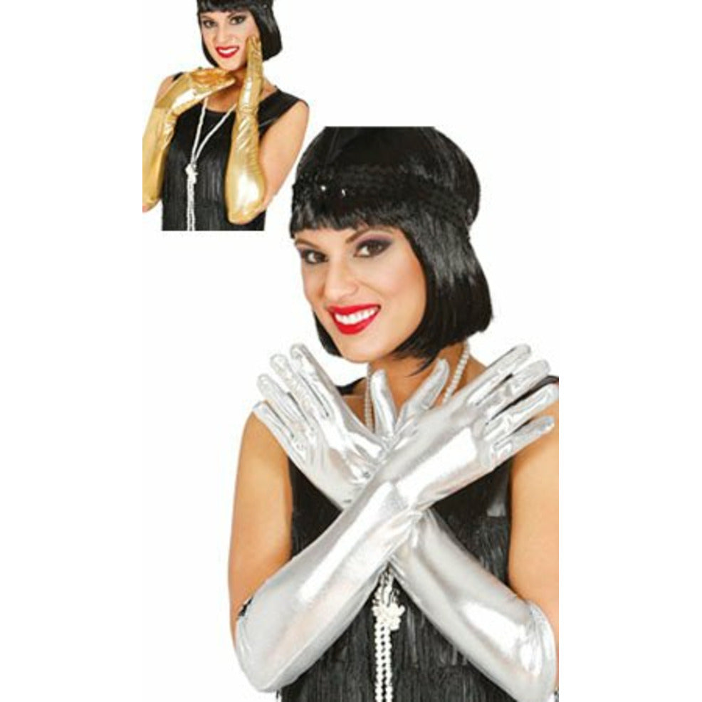 Guantes Largos Brillo | Don Disfraz