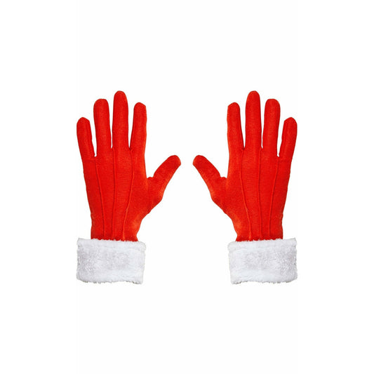 Guantes Papá Noel Peluche | Don Disfraz