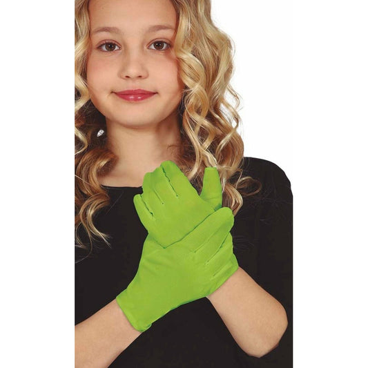 Guantes Verde Claro Eco infantil | Don Disfraz