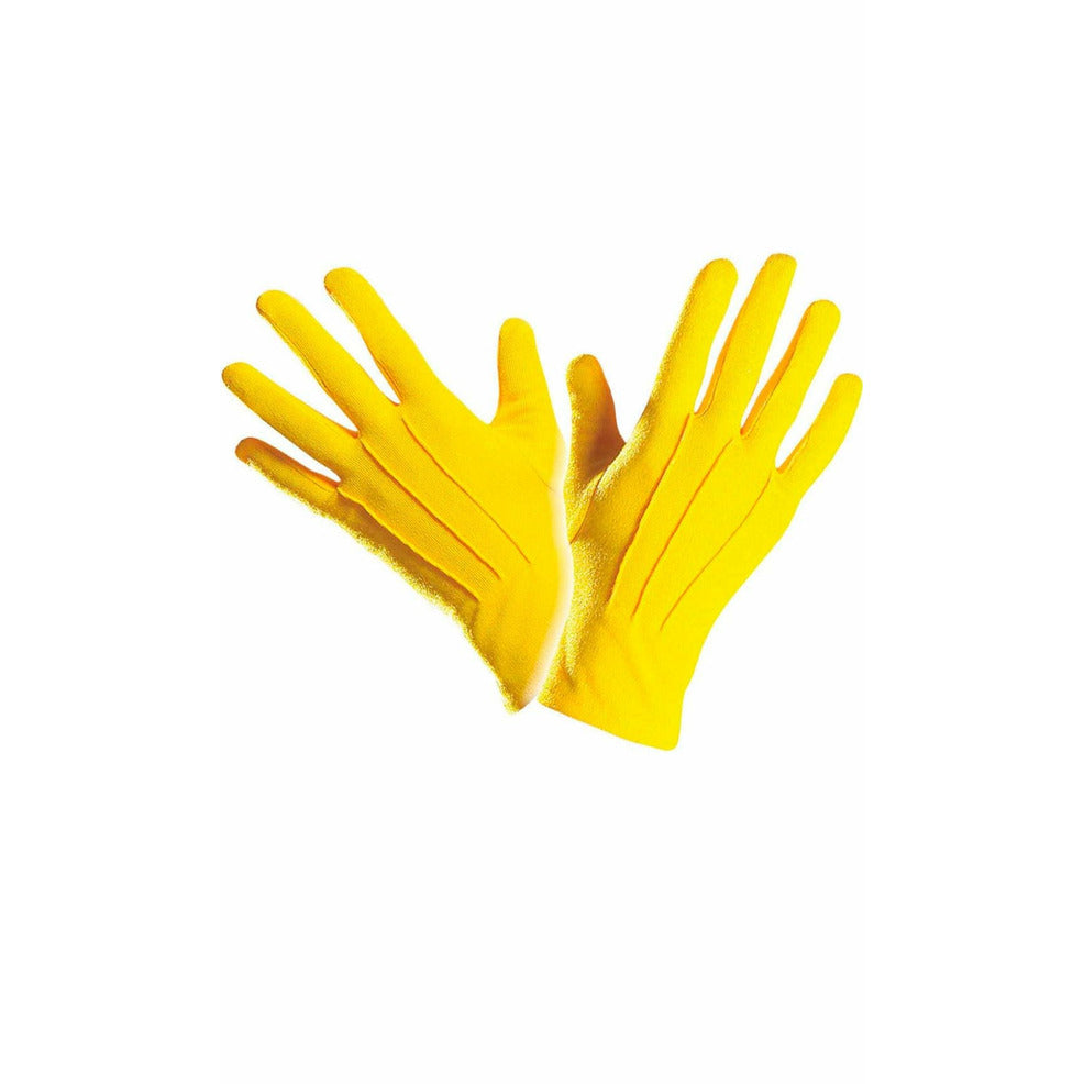 Guantes Cortos Amarillos | Don Disfraz