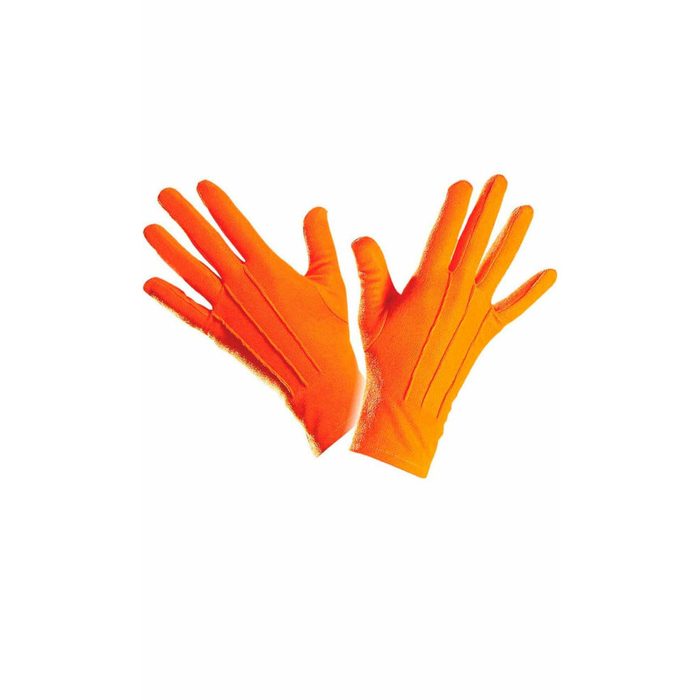 Guantes Cortos Naranjas | Don Disfraz