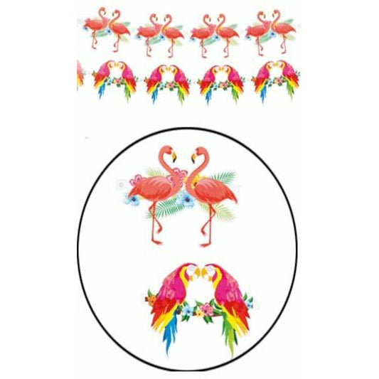 Set 2 Guirnaldas Pájaros Hawai | Don Disfraz