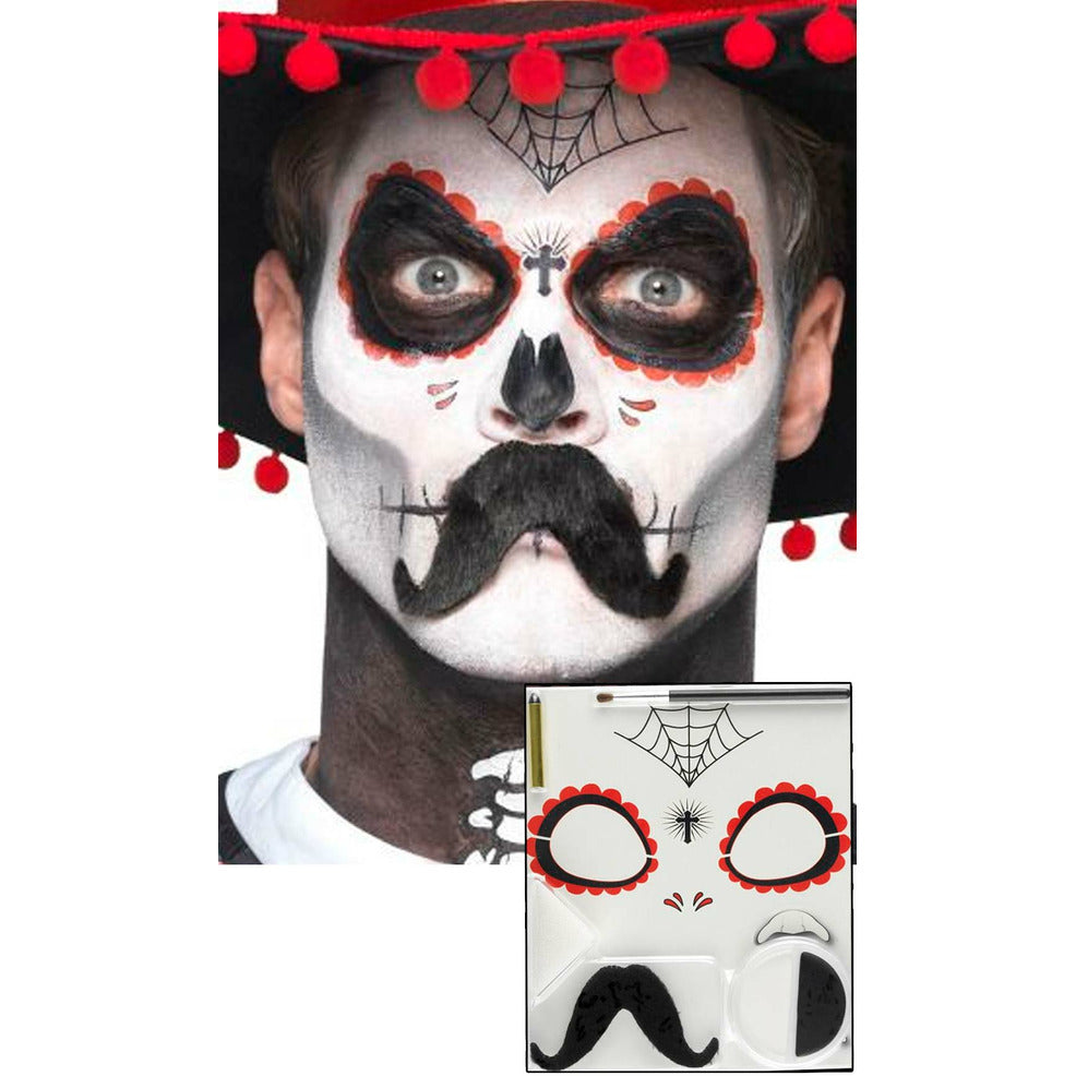 Kit de Maquillaje de Catrín Esqueleto | Don Disfraz