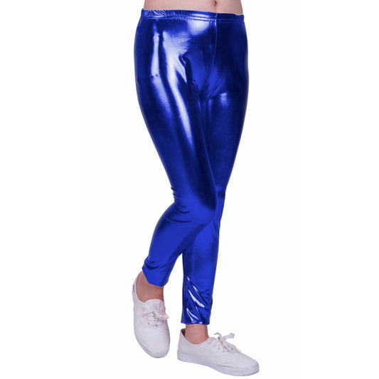Leggings Azul Metalizado infantil | Don Disfraz