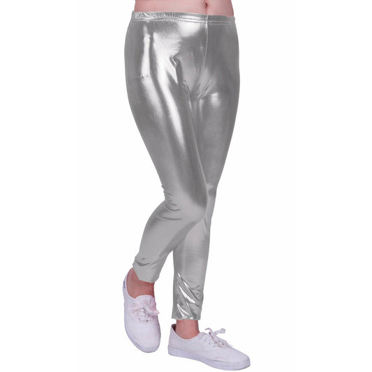 Leggings Plateado Metalizado infantil | Don Disfraz