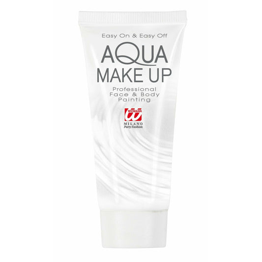 Maquillaje al Agua Blanco Tubo | Don Disfraz