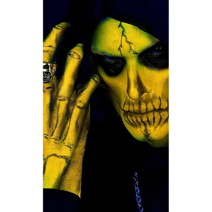Maquillaje Amarillo Neón | Don Disfraz