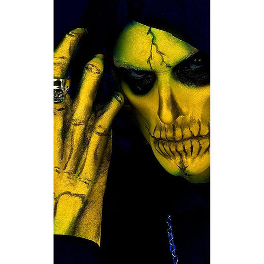 Maquillaje Amarillo Neón | Don Disfraz