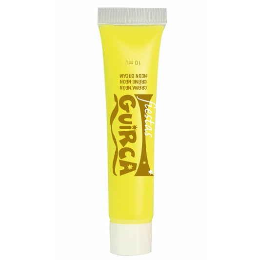 Maquillaje en Crema Amarillo Fluorescente | Don Disfraz
