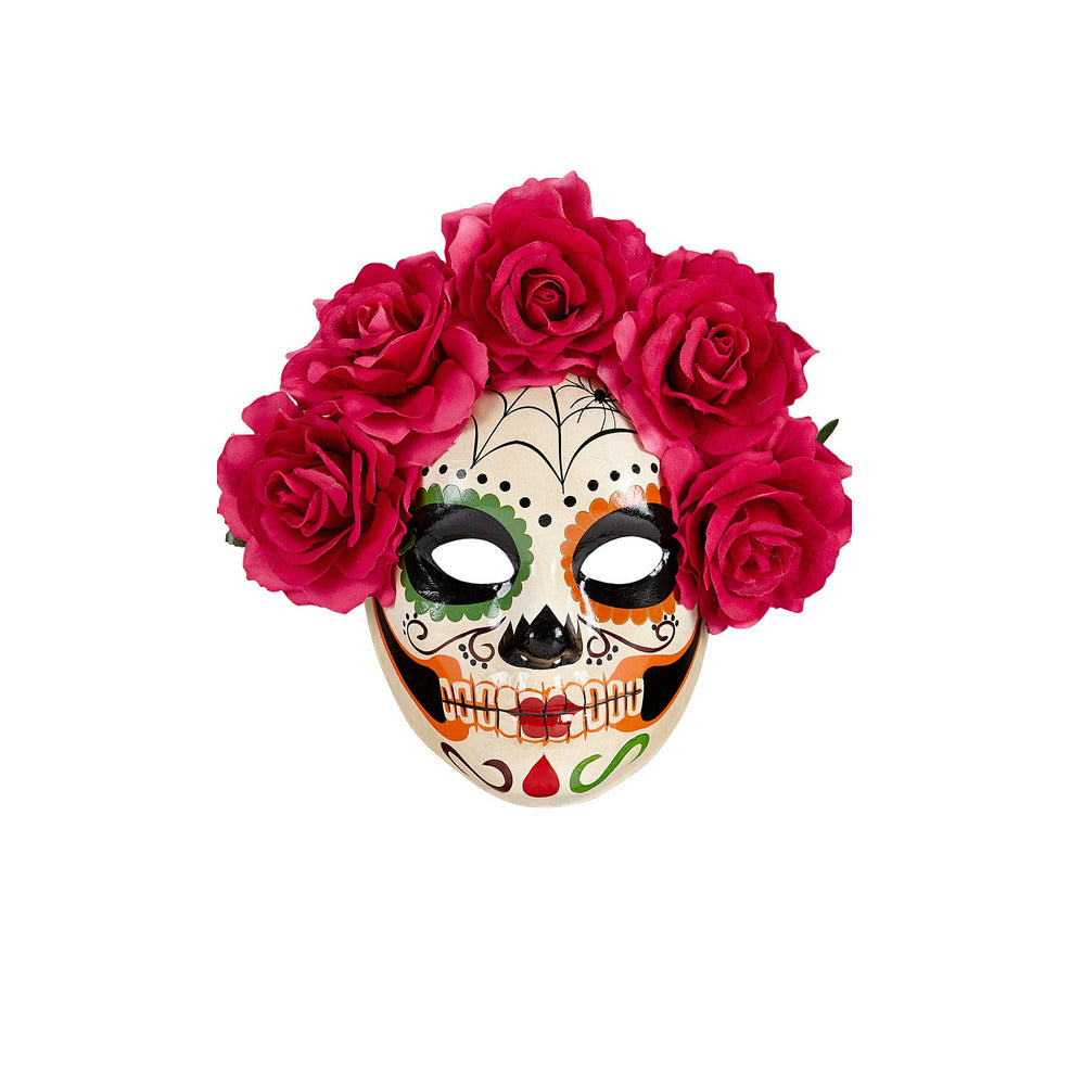 Máscara de Catrina Floreada | Don Disfraz