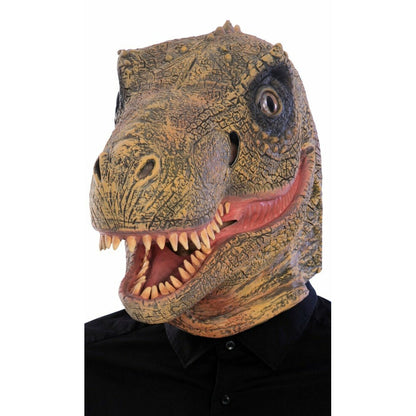 Máscara de látex de Dinosaurio Hambriento | Don Disfraz