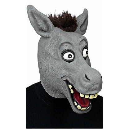 Máscara de látex de Burro Gris | Don Disfraz