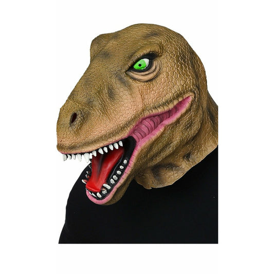 Máscara de látex de Dinosaurio T-Rex | Don Disfraz